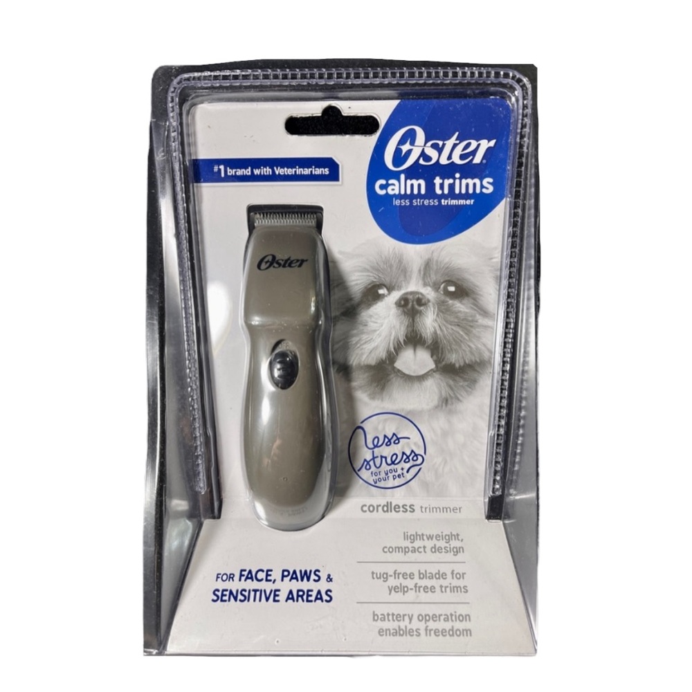 Oster Calm Trims Cordless Dog Pet Trimmer For Face, Paws, & Sensitive Area